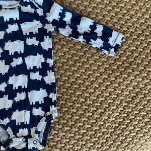 18M long sleeve onesie with bears